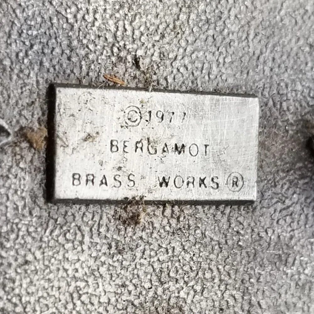 Vintage Belt Buckle 1977 Snowmobile Riding On Snow‎ Colorized USA By Bergamot